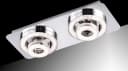 JUST LIGHT Deckenleuchte TIM Modern Grau Chrom 4-fach LED Bild 3