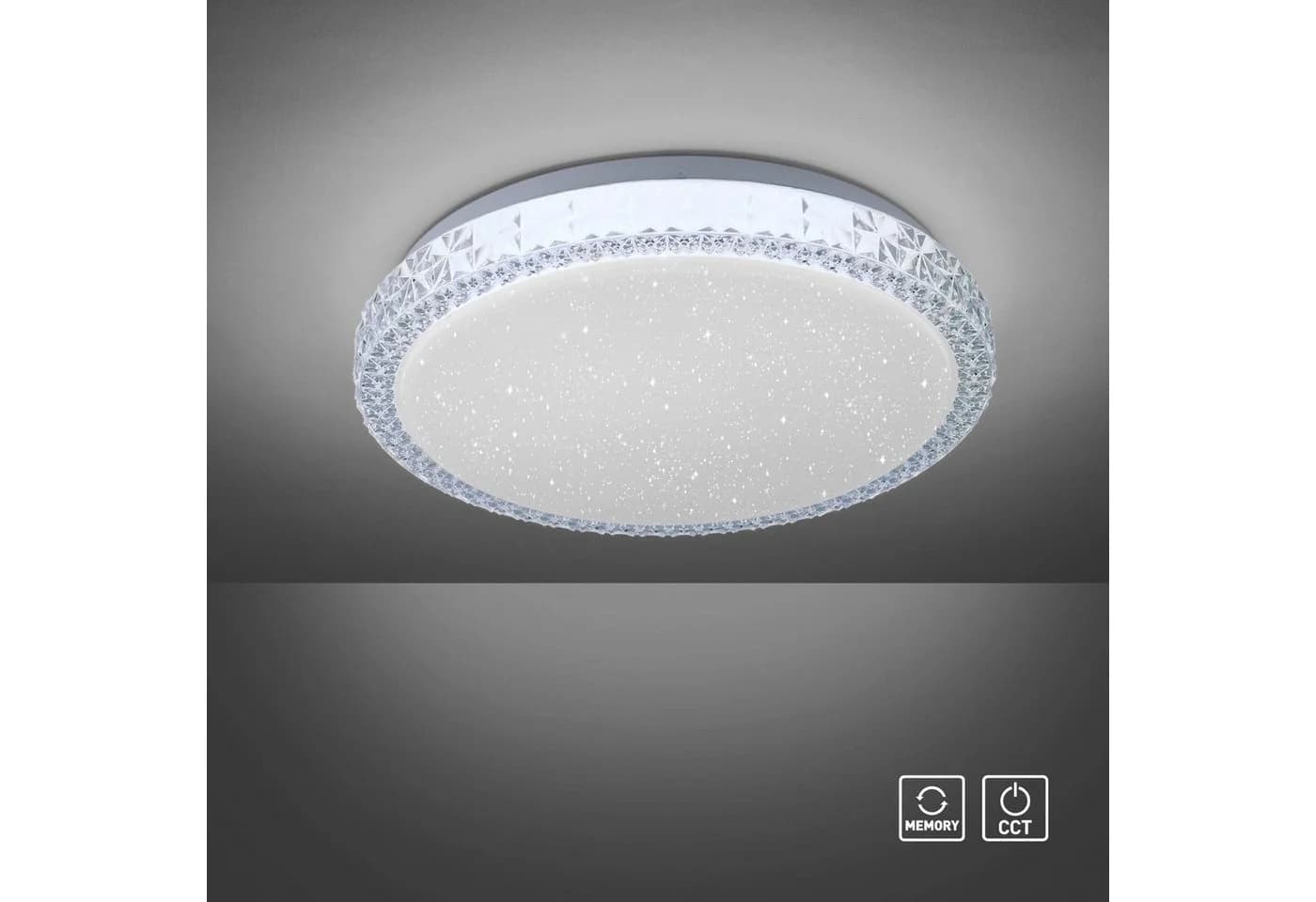 JUST LIGHT Deckenleuchte FRIDA Transparent CCT Memory LED - Bild 2
