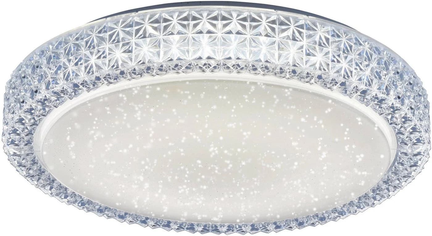 JUST LIGHT Deckenleuchte FRIDA Transparent LED CCT-tunable White Sternenhimmel