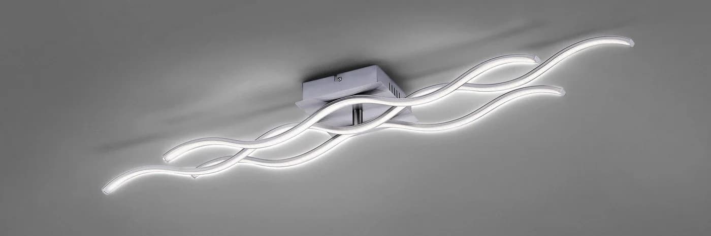 JUST LIGHT Deckenleuchte WELLA LED Warmweiß Wellenförmige Lichtquellen - Bild 5
