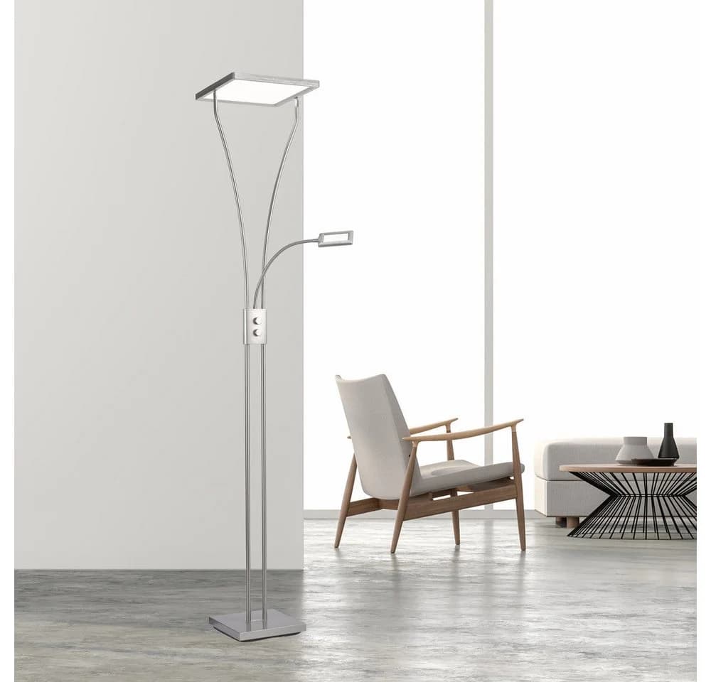 JUST LIGHT Stehlampe LED Deckenfluter MARIAN Dimmbar Warmweiß