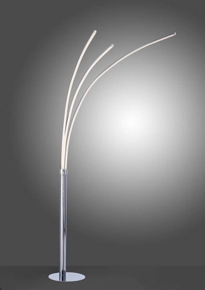 JUST LIGHT LED Stehlampe MAJA Silber Modern - Bild 4