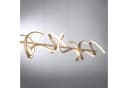 JUST LIGHT Pendelleuchte CURLS Gold Messing Matt LED Dimmbar Bild 3
