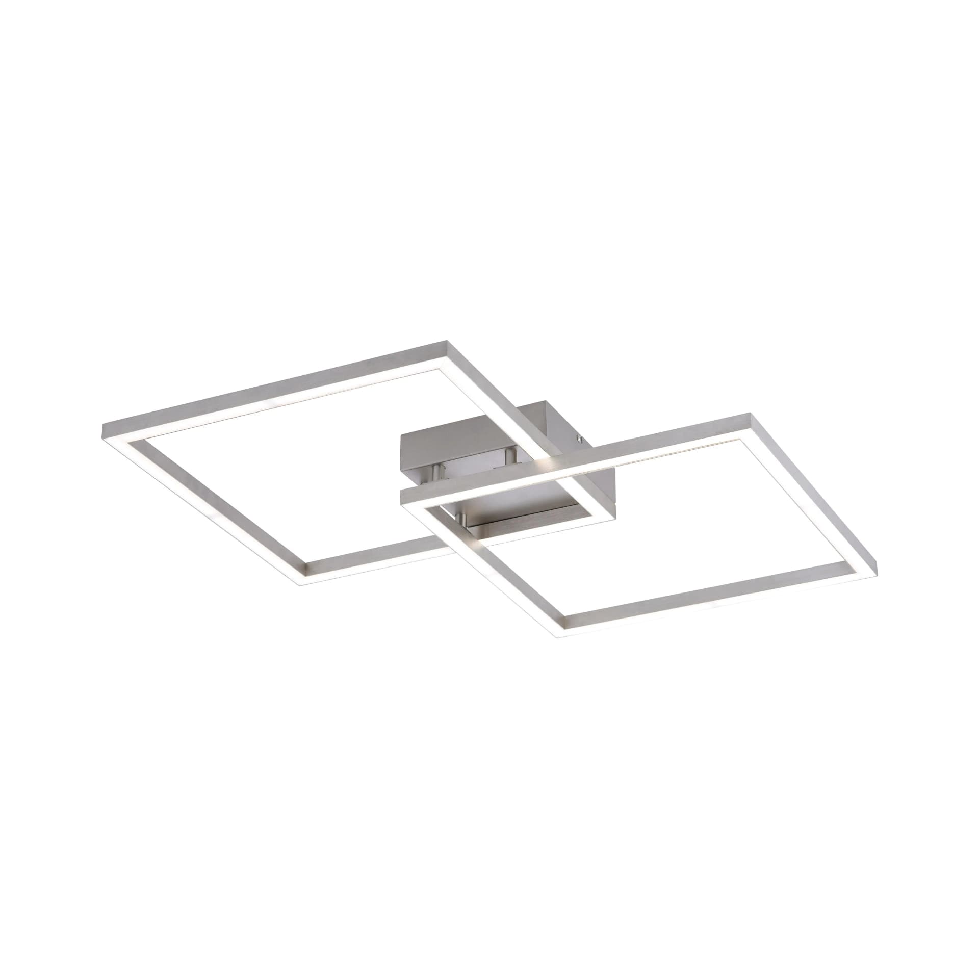 JUST LIGHT Deckenleuchte Ls-MAXI RGB Smarthome edelstahlfarben
