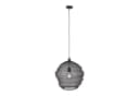 JUST LIGHT LED Pendelleuchte KOKON Schwarz Metall Retro Bild 2