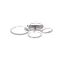JUST LIGHT LED Deckenleuchte Smart Dimmbar Weiß/Silber Bild 1