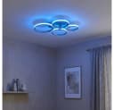 JUST LIGHT LED Deckenleuchte Smart Dimmbar Weiß/Silber Bild 4