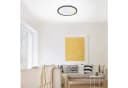 LED-Deckenleuchte Flat CCT Ø 40 cm Schwarz Dimmbar Bild 1