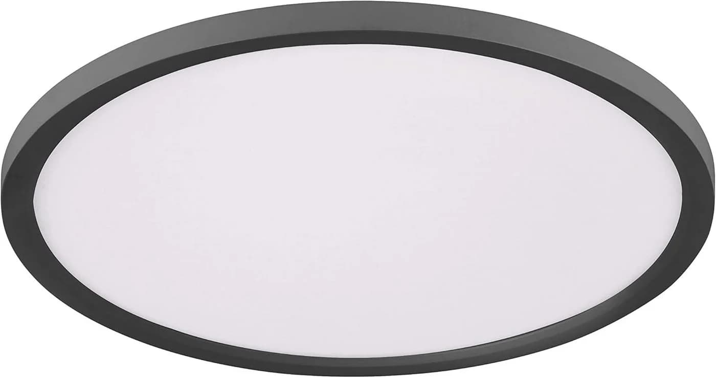 LED-Deckenleuchte Flat CCT Ø 40 cm Schwarz Dimmbar - Bild 2