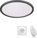 LED-Deckenleuchte Flat CCT Ø 40 cm Schwarz Dimmbar Bild 4