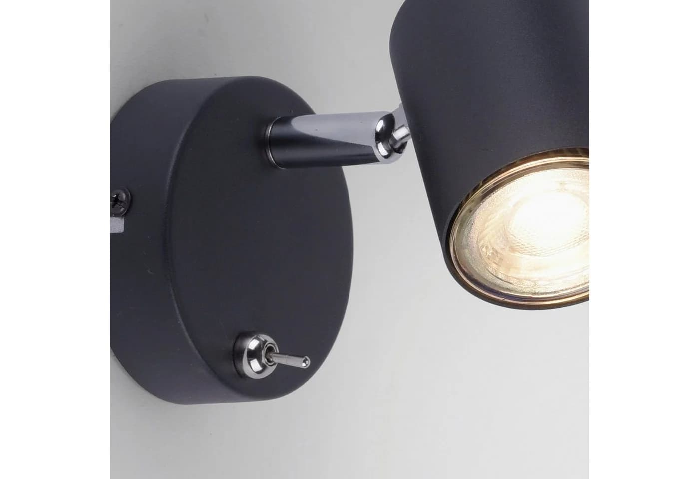 JUST LIGHT LED Wandleuchte TARIK Grau Anthrazit Metall LED Spot - Bild 3