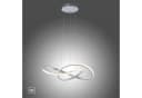 JUST LIGHT Pendelleuchte MARIA LED Dimmbar Aluminium Grau Bild 2