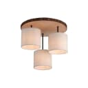 Just Light Deckenleuchte Bark 3-flammig Beige/Braun höhenverstellbar Bild 2