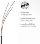 JUST LIGHT Stehlampe MAJA Schwarz LED 3 Leuchtmittel Kippschalter Bild 4