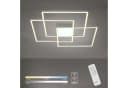 LED-Deckenleuchte Asmin, CCT, stahl, 75x75cm Bild 5