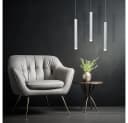 JUST LIGHT Pendelleuchte BRUNO Grau Aluminium 3-flammig LED Bild 3