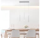 JUST LIGHT Pendelleuchte BRUNO Grau Aluminium 3-flammig LED Bild 4