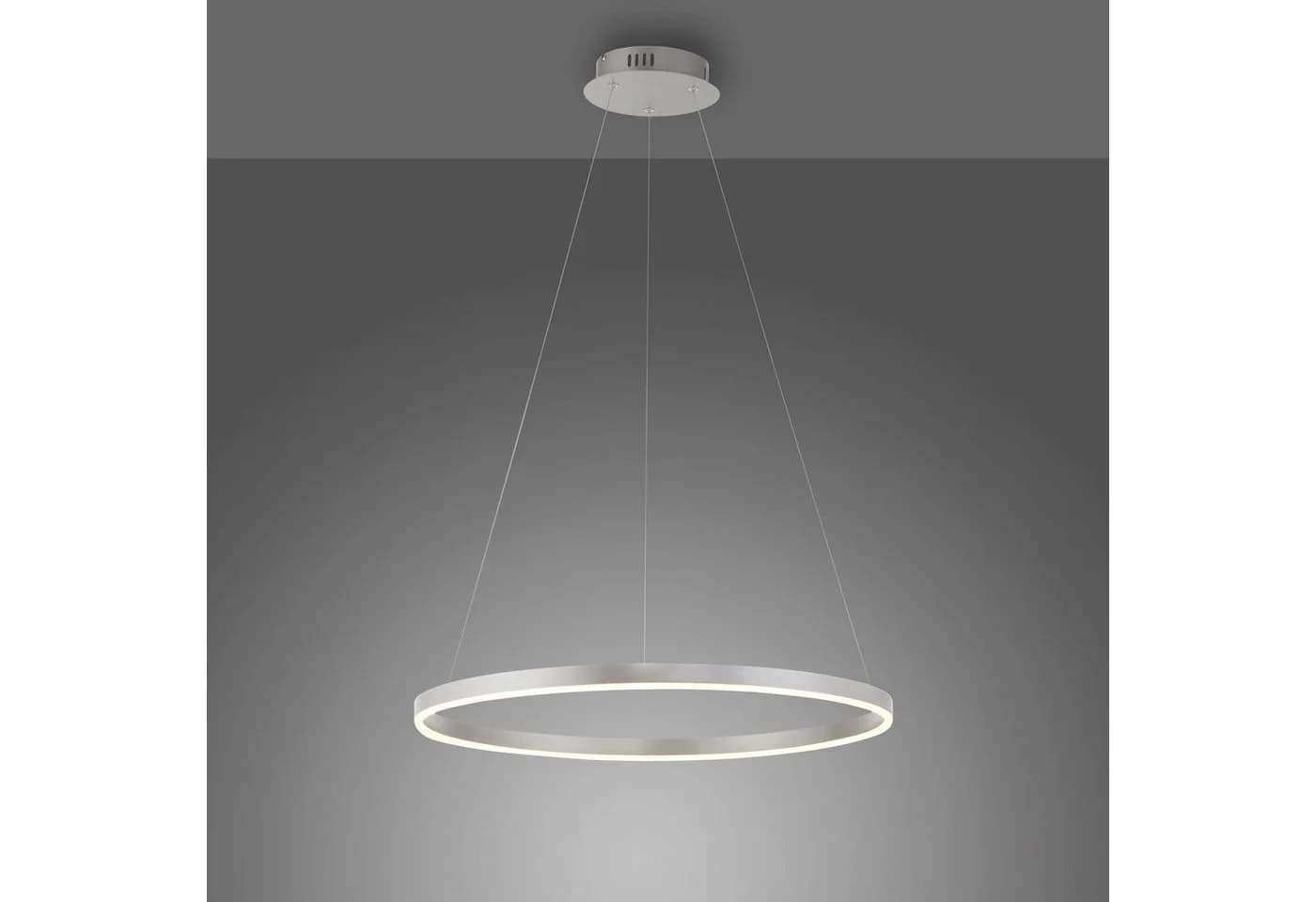 JUST LIGHT Pendelleuchte RITUS Aluminium Grau LED Dimmbar - Bild 4