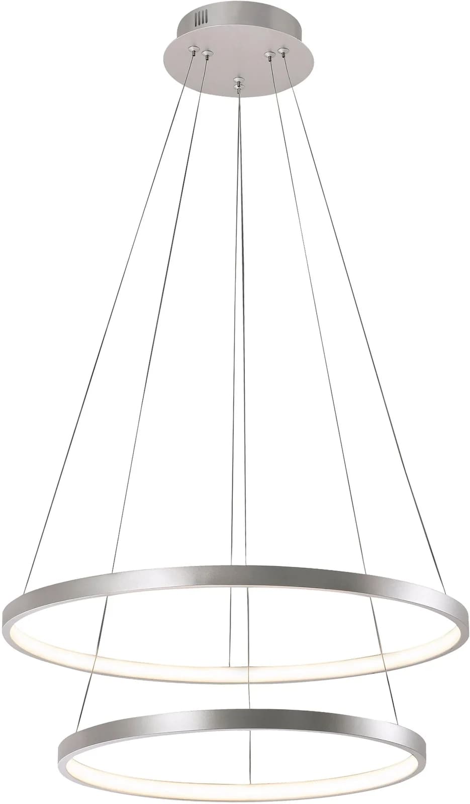 JUST LIGHT Pendelleuchte HELIKE Silber LED Pendelleuchte