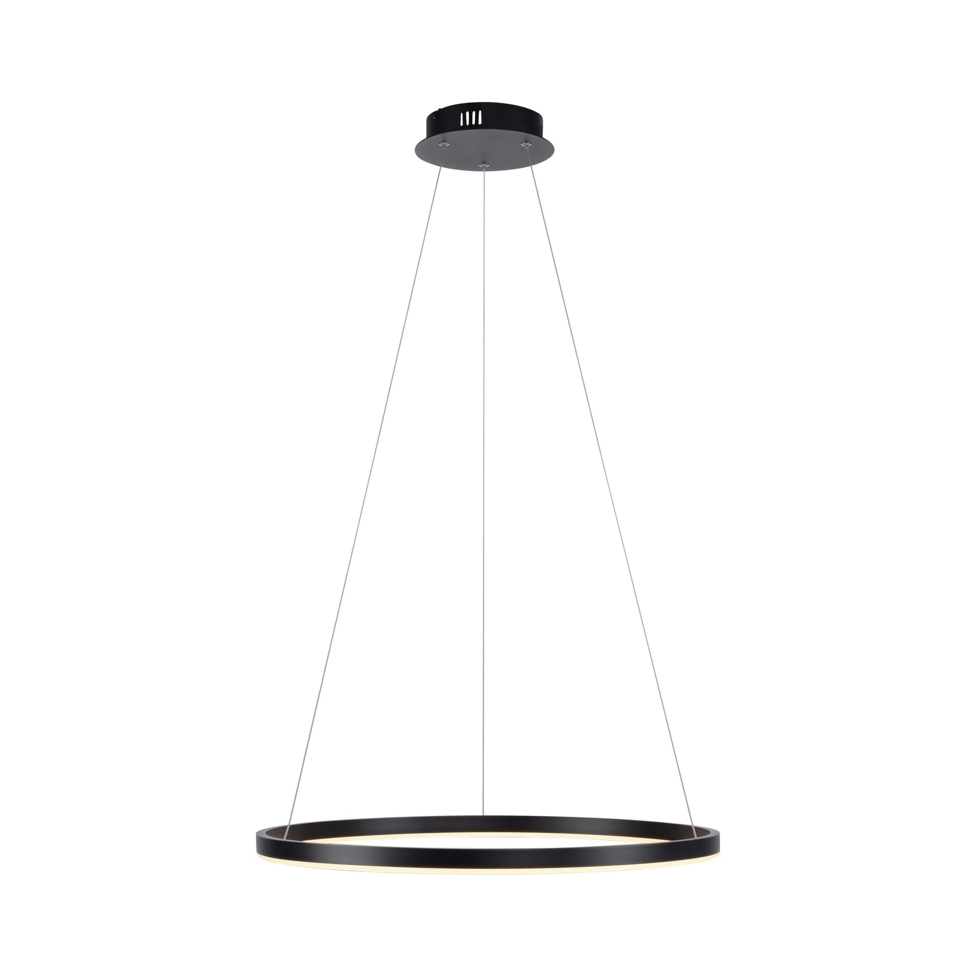 LED-Pendelleuchte Ritus Anthrazit Ø 58,5 cm Lampenwelt
