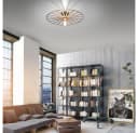 JUST LIGHT LED Deckenleuchte SPIKE Schwarz E27 Bild 3