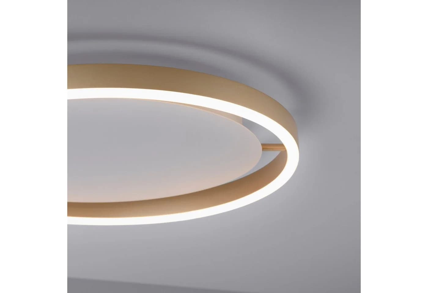 JUST LIGHT Deckenleuchte RITUS LED dimmbar gold messingfarben matt - Bild 3