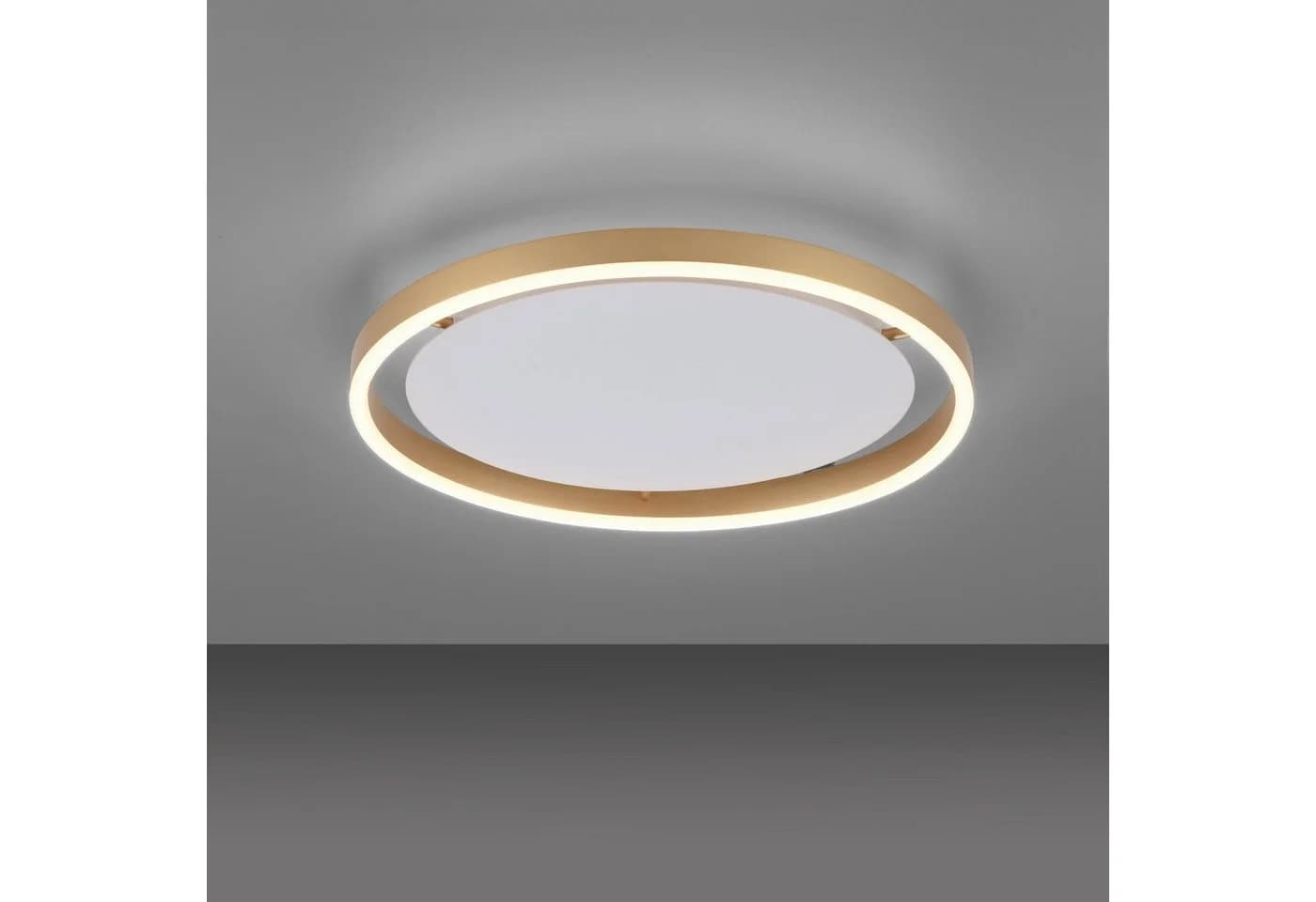 JUST LIGHT Deckenleuchte RITUS LED dimmbar gold messingfarben matt - Bild 4