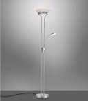 JUST LIGHT LED Deckenfluter ZAHARA 2-flammig Silbergrau Stahl mit Lesearm Bild 3