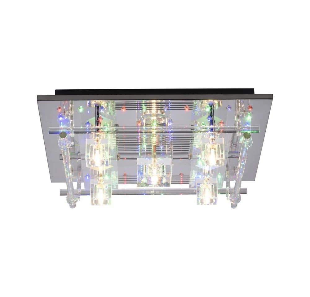 JUST LIGHT LED Deckenleuchte KEMAL 2.0 RGB Fernbedienung Chrom Grau - Bild 2