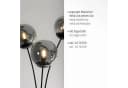 JUST LIGHT Stehlampe BIG WIDOW Schwarz 3x E14 Kippschalter Bild 5