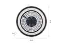 JUST LIGHT LED Deckenleuchte BRANDON mit Fernbedienung & Ventilator Bild 5