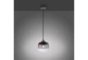 JUST LIGHT Pendelleuchte ZEA Schwarz Rauchglas E27 Bild 4