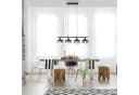 JUST LIGHT Pendelleuchte ZEA Schwarz 4x E14 Rauchglas Bild 1