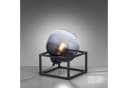 JUST LIGHT Tischleuchte ZEA Schwarz Rauchglas E27 Bild 5