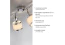 JUST LIGHT Deckenleuchte ACCOR Grau Chrom 4-fach E14 Bild 5