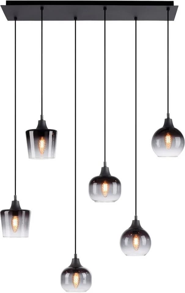 JUST LIGHT Pendelleuchte ZEA Schwarz LED - Bild 3