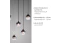 JUST LIGHT Pendelleuchte ZEA Schwarz LED Bild 4