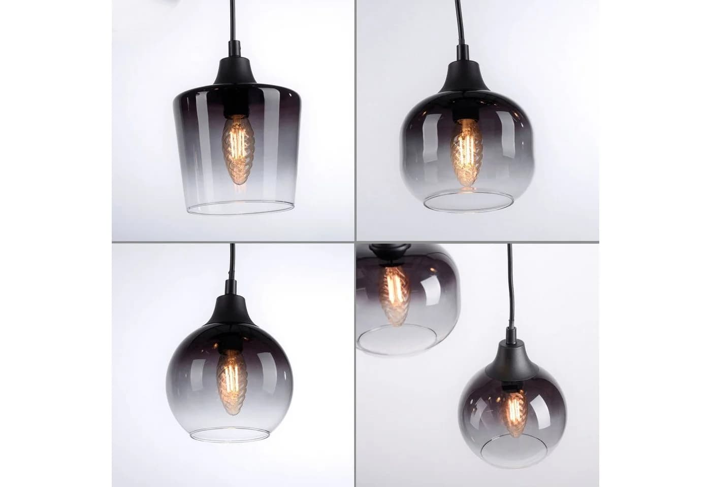 JUST LIGHT Pendelleuchte ZEA Schwarz LED - Bild 5
