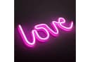 JUST LIGHT LED Wandleuchte NEON-LOVE USB Pink Bild 3