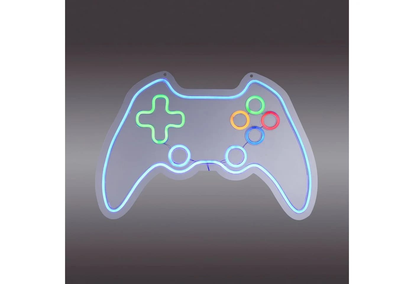 JUST LIGHT LED Wandleuchte NEON-GAMER Bunt Acryl USB - Bild 3