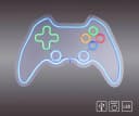 JUST LIGHT LED Wandleuchte NEON-GAMER Bunt Acryl USB Bild 4