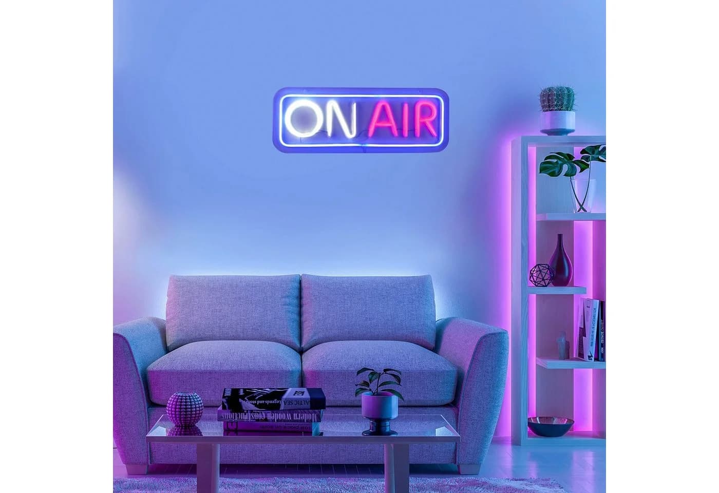 JUST LIGHT LED Wandleuchte NEON-ONAIR Bunt Acryl