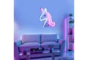 LED-Wandleuchte Neon Unicorn USB Einhorn Weiß Rosa Bild 1