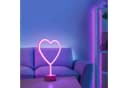 LED-Tischleuchte Neon Herz Batteriebetrieben Pink Bild 1