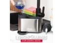 Vileda Küchenorganizer-Set Spülbeckenorganizer mit Seifenspender Edelstahl Bild 5