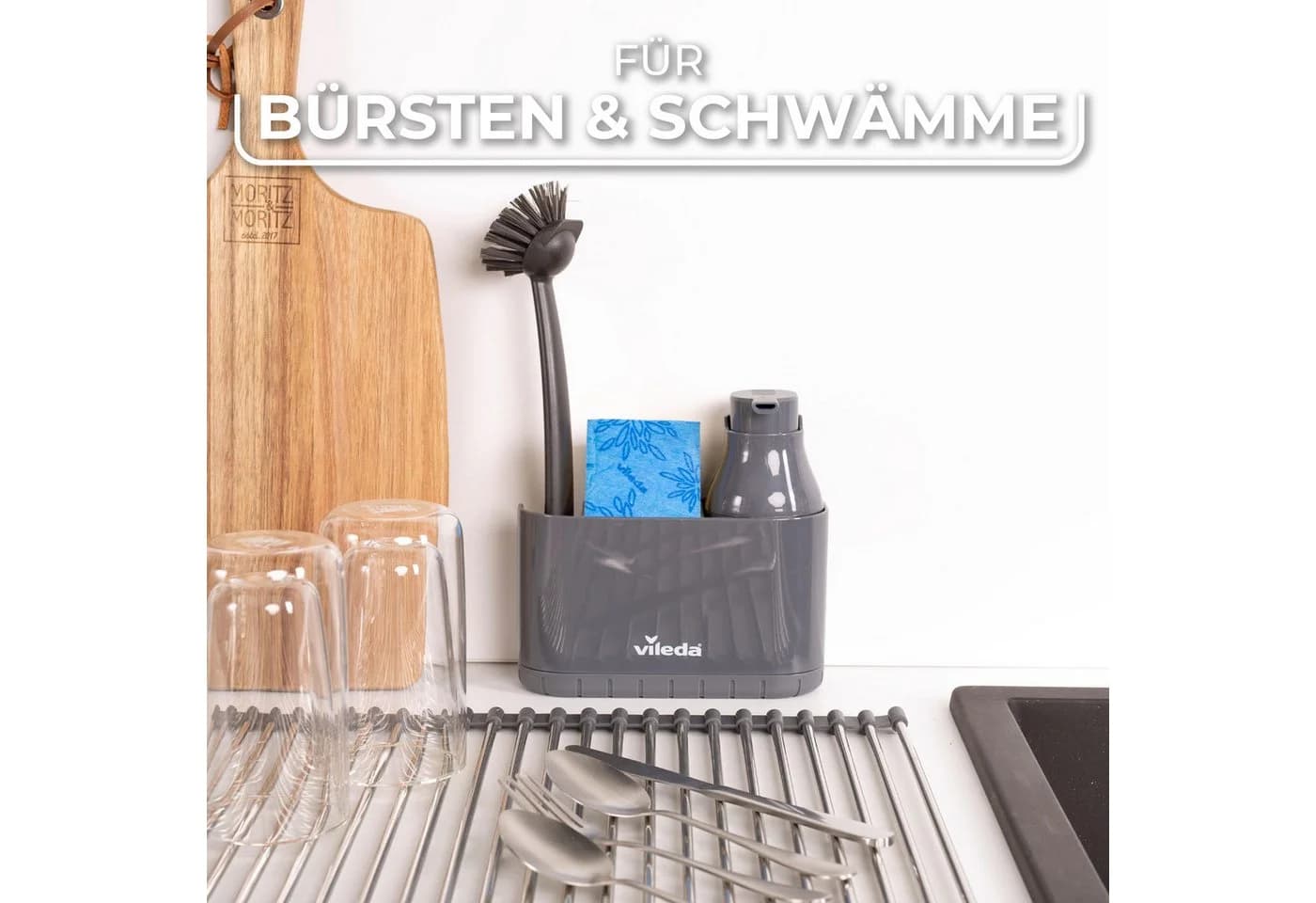 Küchenorganizer-Set aus Polypropylen und Kunststoff - Bild 3