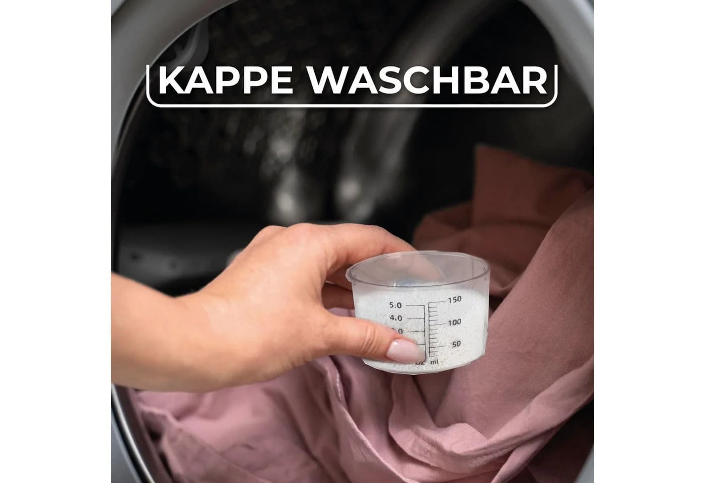 Vileda Aufbewahrungsbox Waschmittelbox 1100ml rot - Bild 5