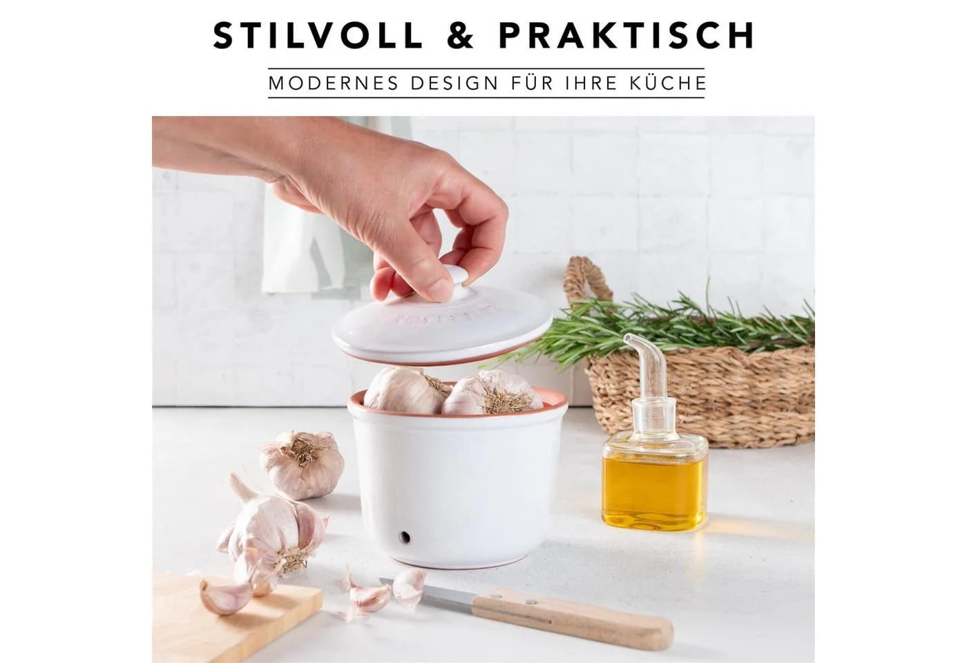 RÖMERTOPF Frische-Topf 3er Set Weiß Terrakotta - Bild 5