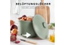 RÖMERTOPF Frische-Topf MAXI Zwiebel-Aufbewahrung Keramik Grün Bild 4