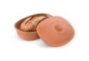 RÖMERTOPF Brottopf oval MEDI 2,3 Liter Keramik Brotkasten Set Naturton Bild 1